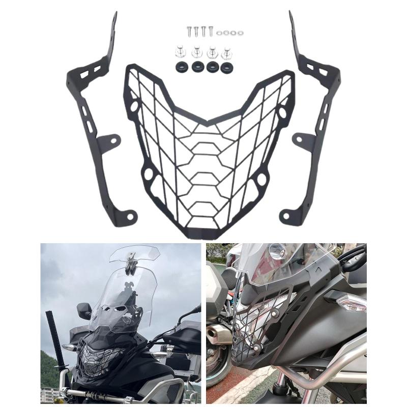 バイクフロントヘッドライトグリルガードの交換変更ヘッドランプーカバーはホンダ0-22に適合