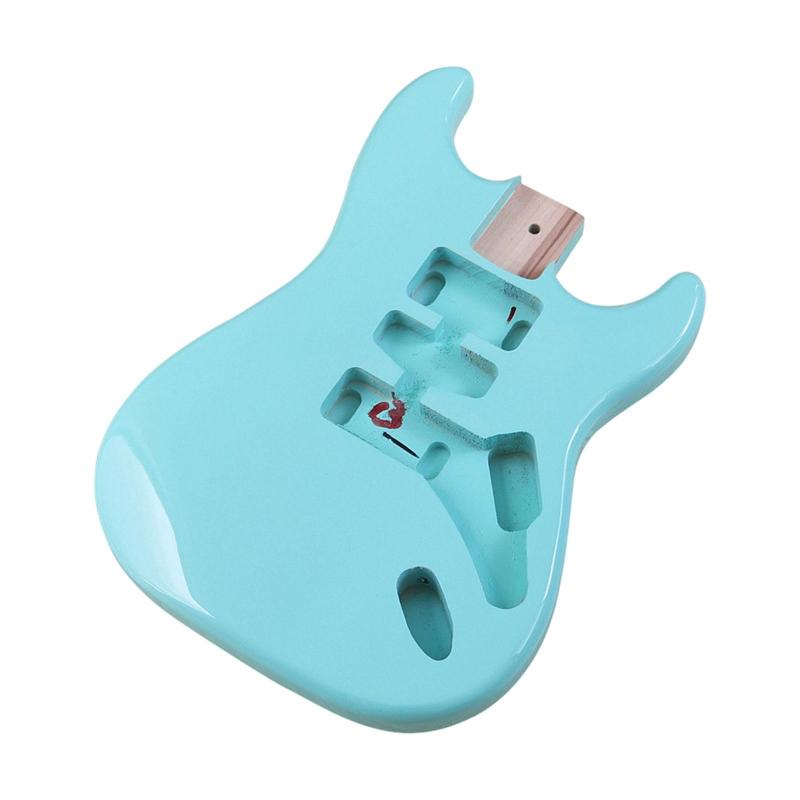 木製エレキギターボディDIYキット交換用弦楽器アクセサリー簡単｜Dovewill