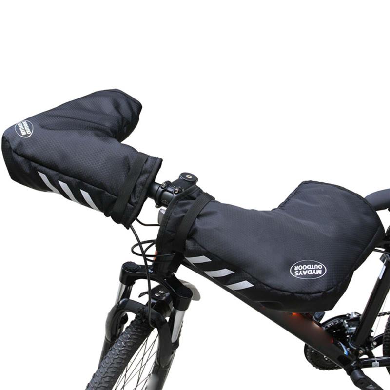 ハンドルバーミトン 暖かい手袋 防水 サイクリング 秋冬 ロードバイク用