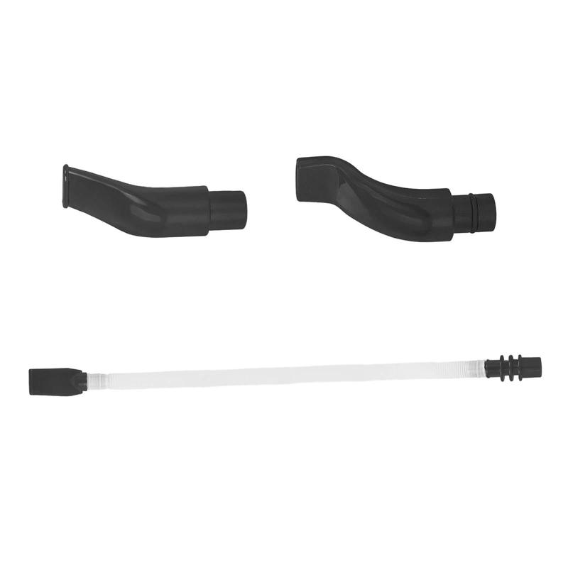 Flexible Melodica Hose Durable Mouthpiece with 2 Musical Instrument Accessories Soft Hose Replacement Parts