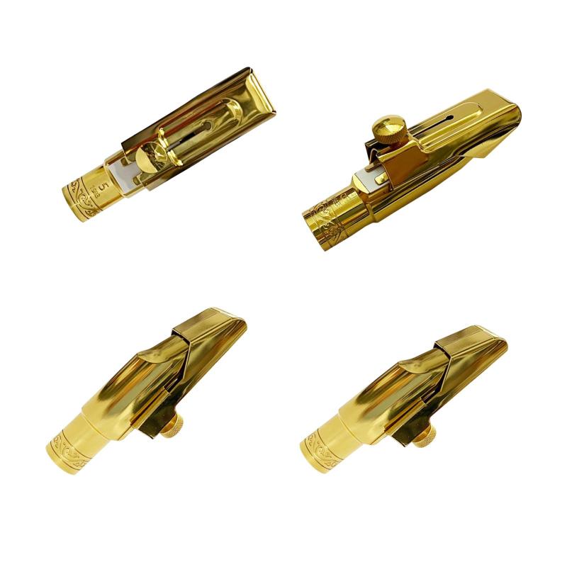 メイヤー　アルトサックス用ラバーマウスピース4MM リガチャー・キャップ付き メイヤー アルトサックス用ラバーマウスピース4MM リガチャー