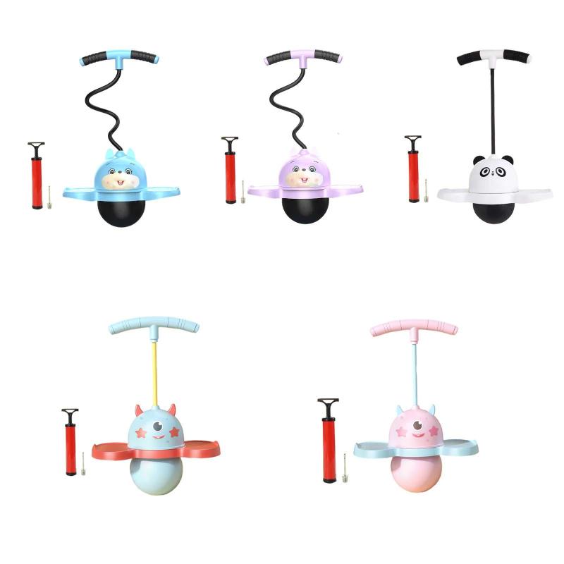 ハンドル付きポゴボール.ポゴジャンプボール.子供と大人向けのポゴジャンプおもちゃ.エクササイズ用ポゴスティック.ボディトレーニング補助おもちゃ