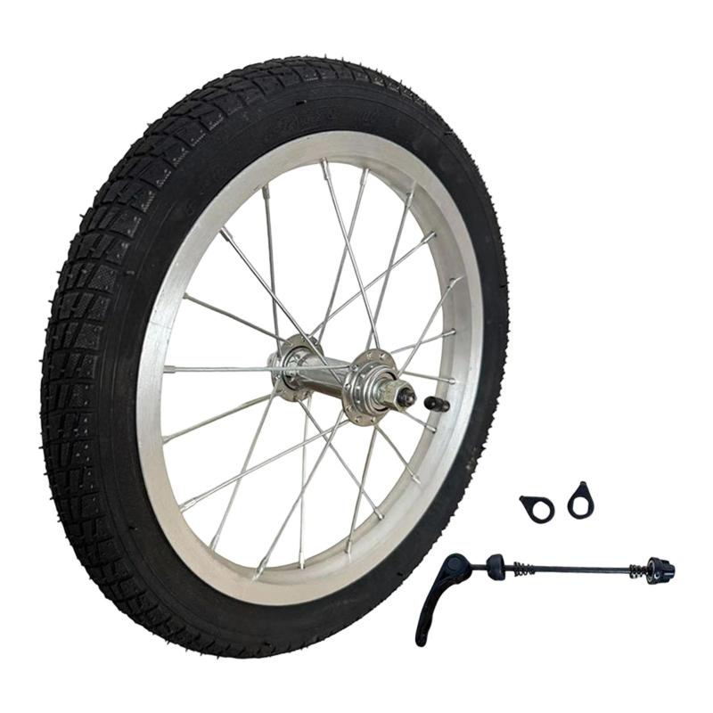 自転車トレーラーホイール 自転車トレーラーコンポーネントスペアパーツ プロフェッショナル 取り付け簡単 アクセサリー交換