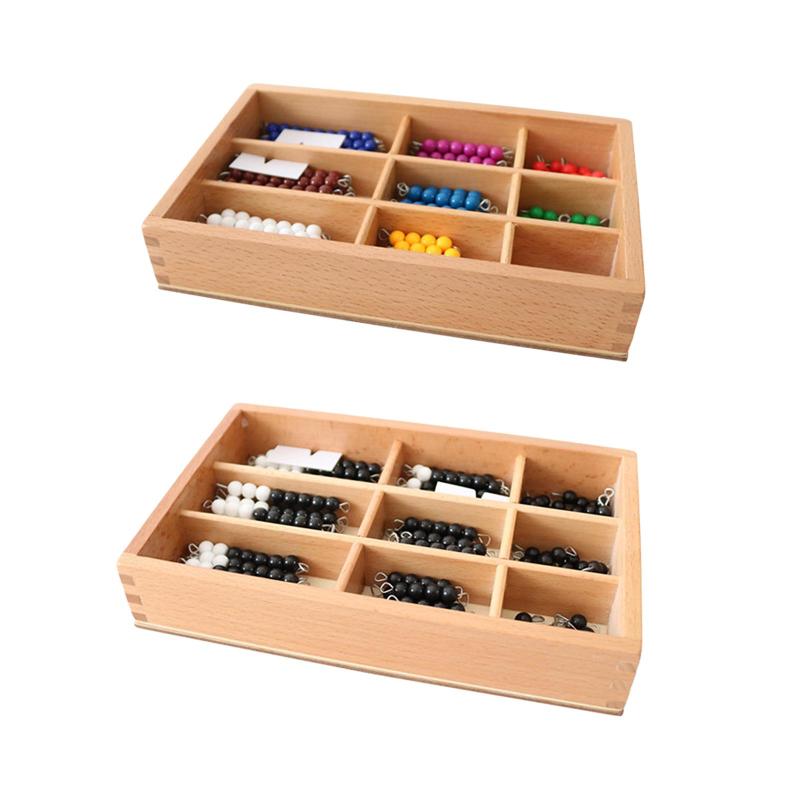 数量限定】【MONTE Kids】モンテッソーリ教具 - 色ビーズ箱入り