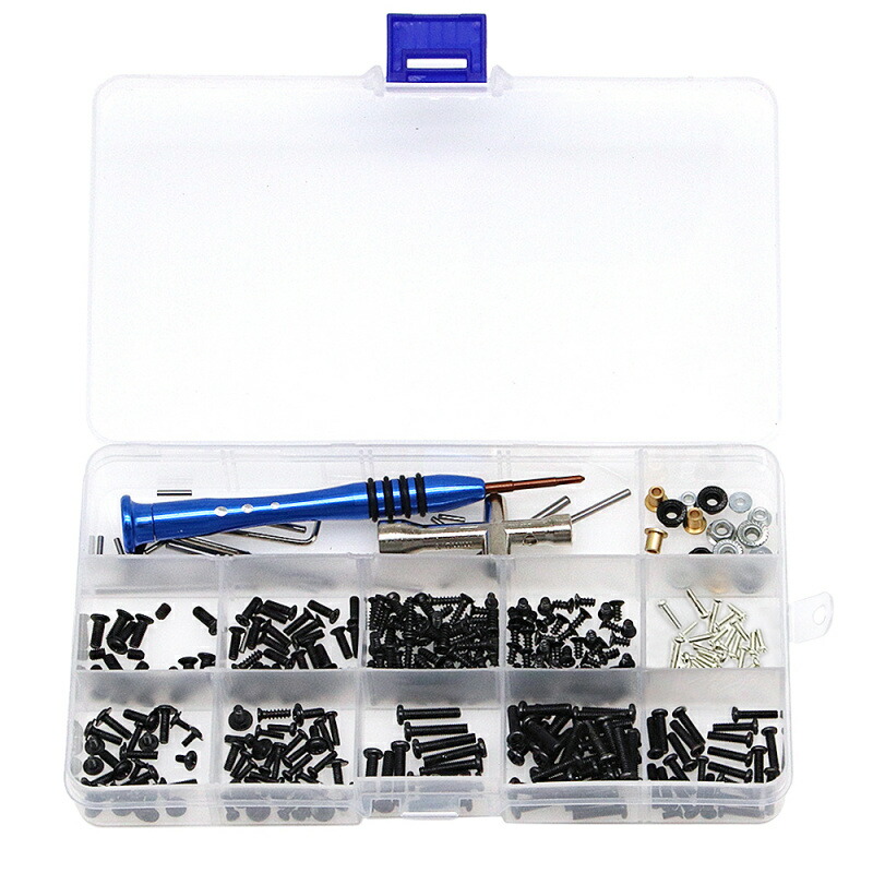 ラジコン道具 楽天市場】ラジコンネジ キット補修工具箱 ハードウェア