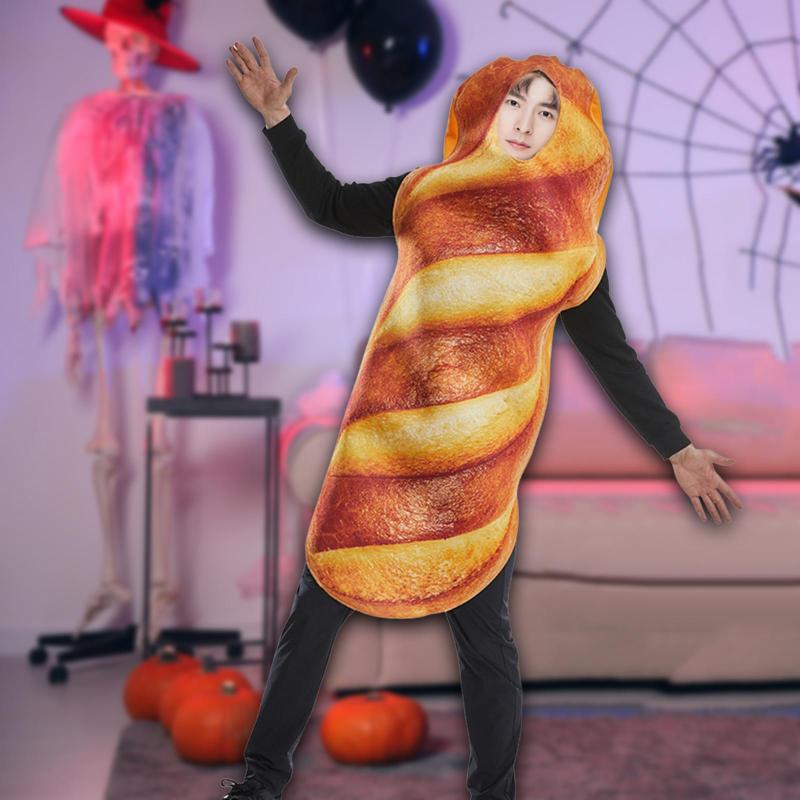 ハロウィン パン コスプレ衣装 面白い食べ物コスチューム用