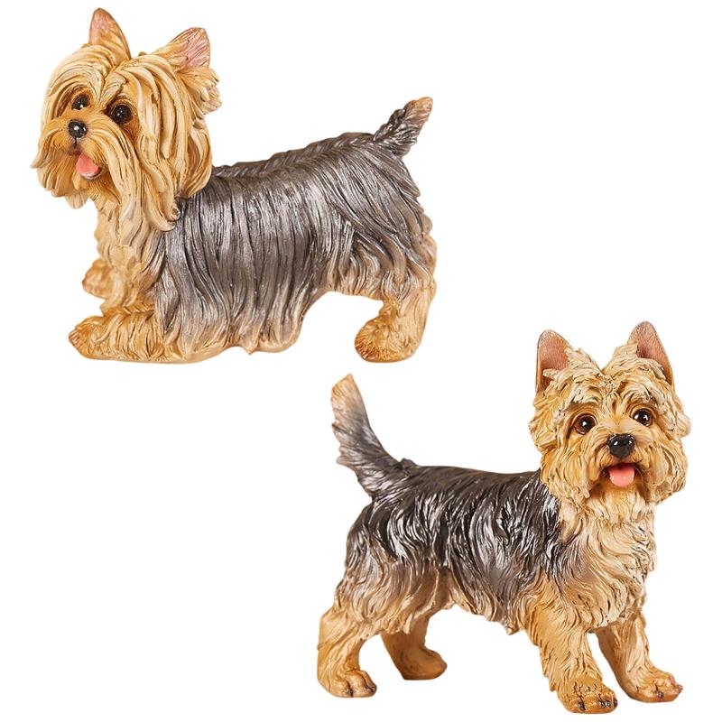 犬の像 動物の彫刻 収集価値のあるモダンなデスクトップの装飾品 玄関デスクキャビネット用装飾置物 ホームデコレーション