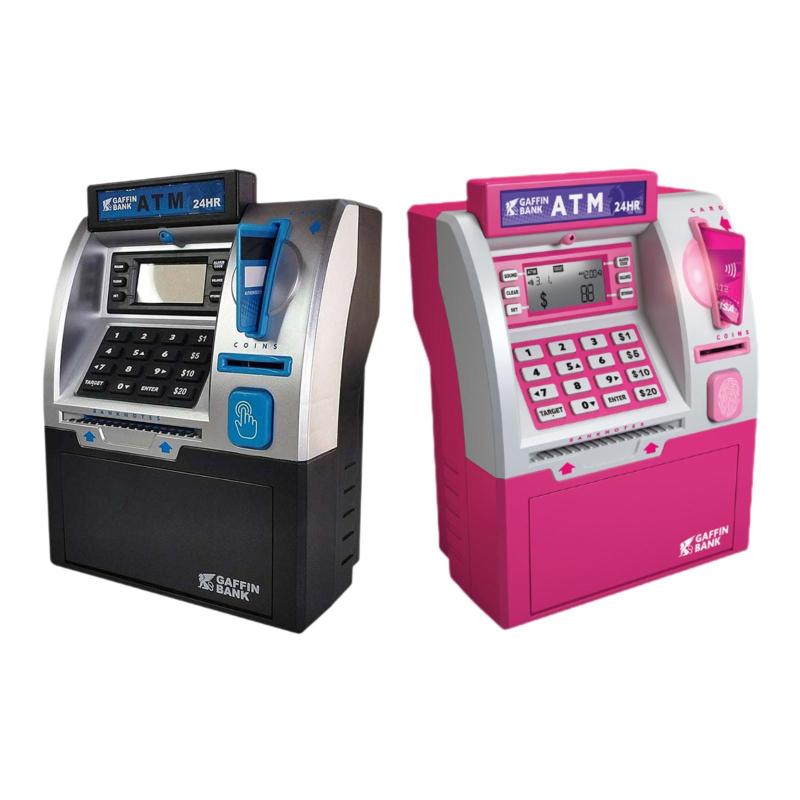 ATM貯金箱 ATMマネーバンク ユニークな多機能小銭入れ スマートパスワード 貯金箱 寝室 バー ダイニングルーム用