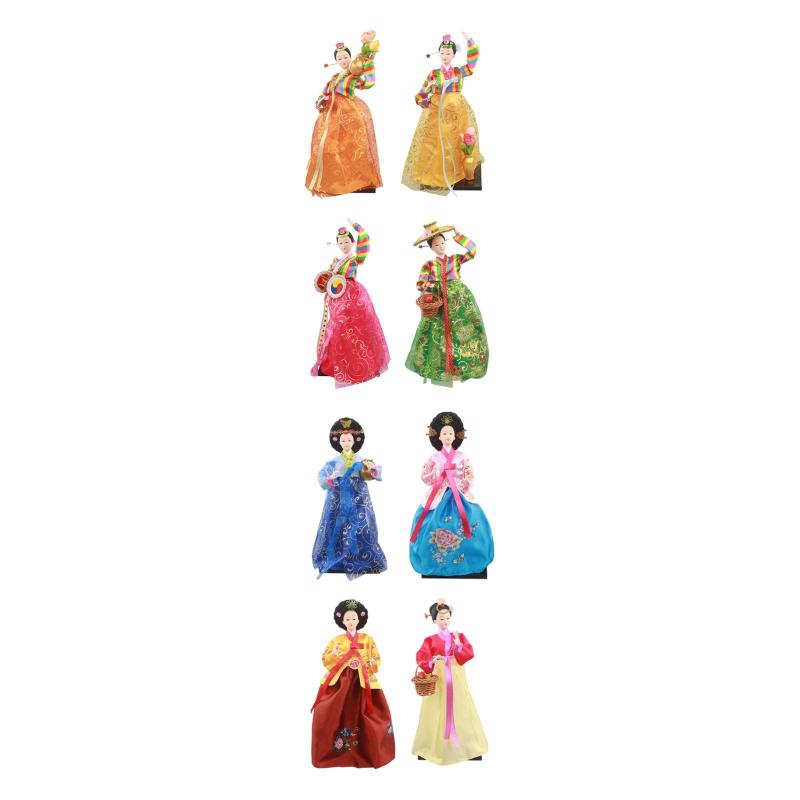 楽天市場】韓国民芸品 韓服人形〈花嫁＆花婿セット〉 伝統婚礼を彩る