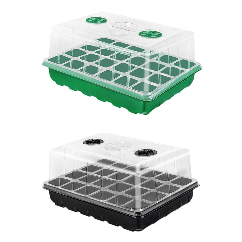 Seed Starter Tray保育園トレイベント付き24セル