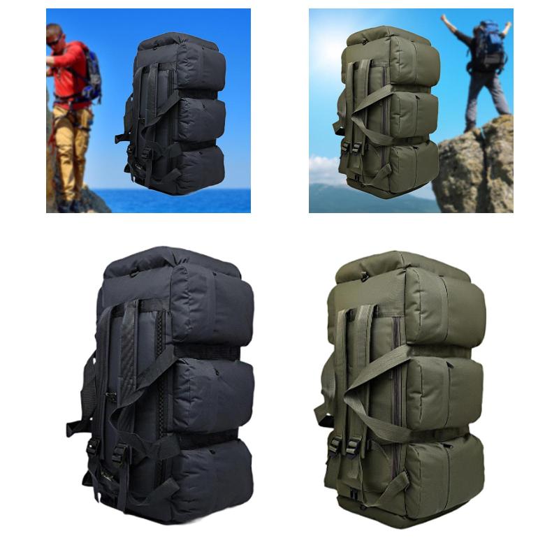 ハイキングバックパック デイパック 大型多機能登山バックパック メンズ キャンプバックパック アウトドア旅行バッグ 旅行バックパッキング用