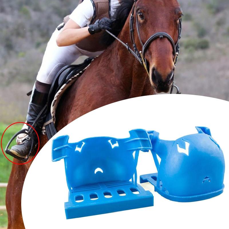 2ピース/個乗馬あぶみが馬術屋外用品の保護をカバーしています