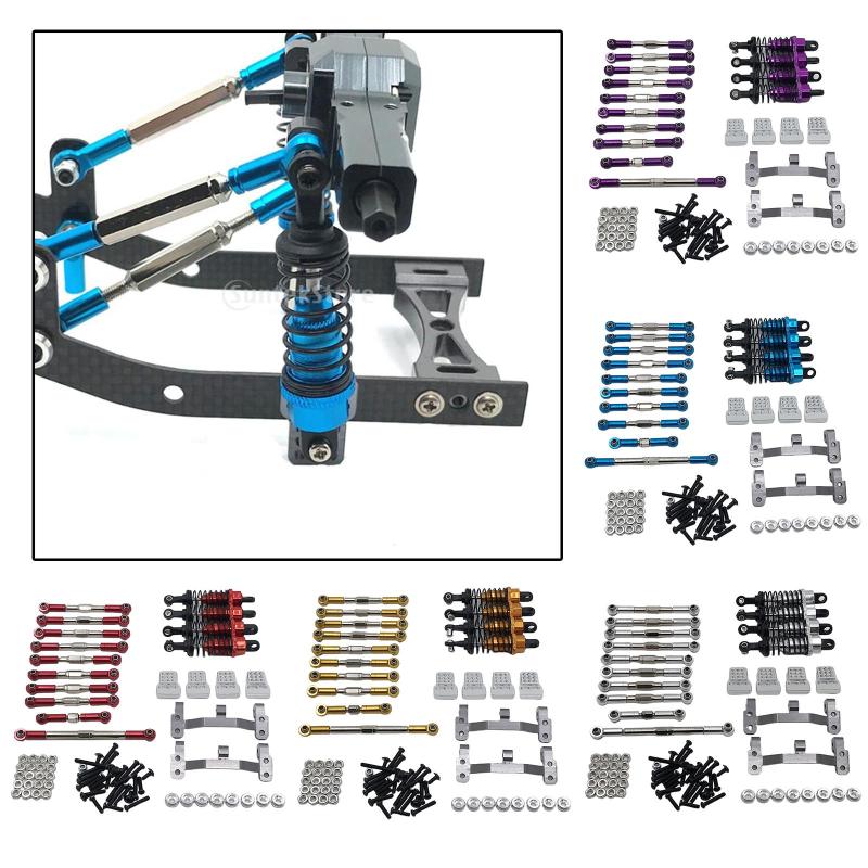 Rcアップグレード金属キットフロント車軸ステアリングプルロッドをwpl 1 C14ピックアップトラック車用アクセサリー