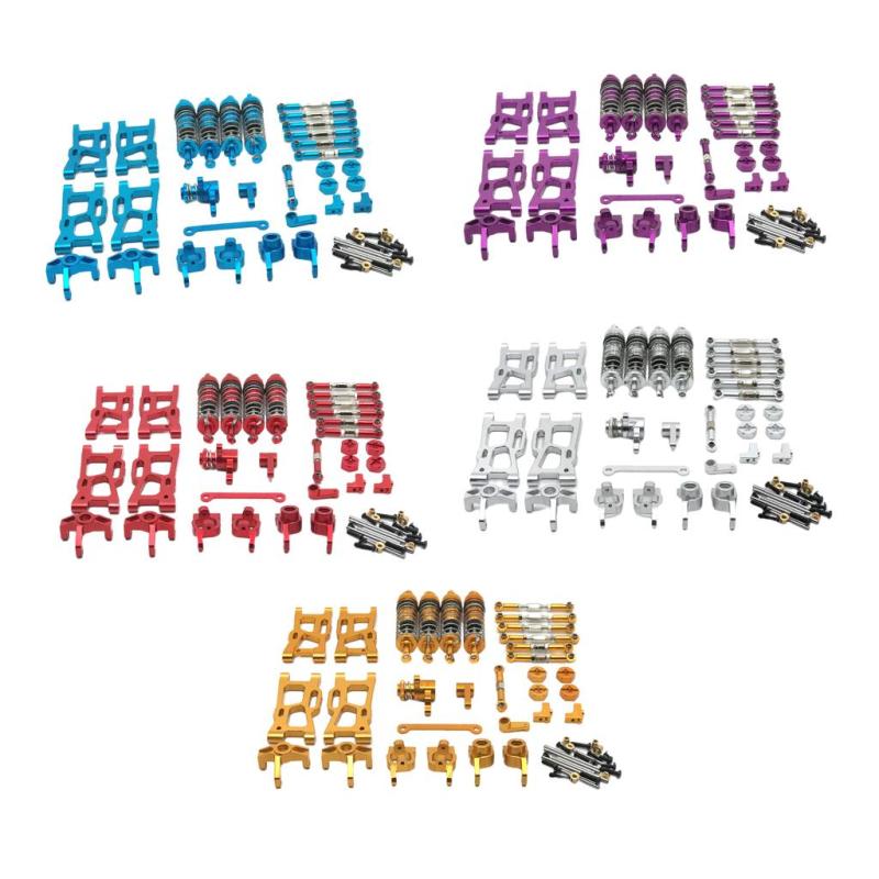 29個1 / 14RCカーメタルアップグレードコンボキットアクセサリ用パーツ144001144002RCモデルカークローラートラック