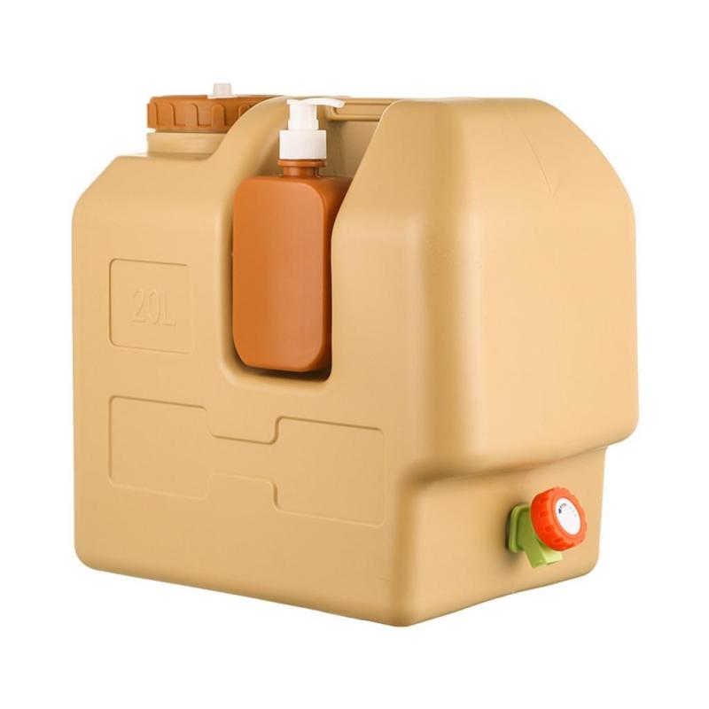 20L 水容器 水差し 蛇口付き ポータブル キャンプ用 水バケツ ウォータータンク 運転 手洗い 緊急時 釣り用