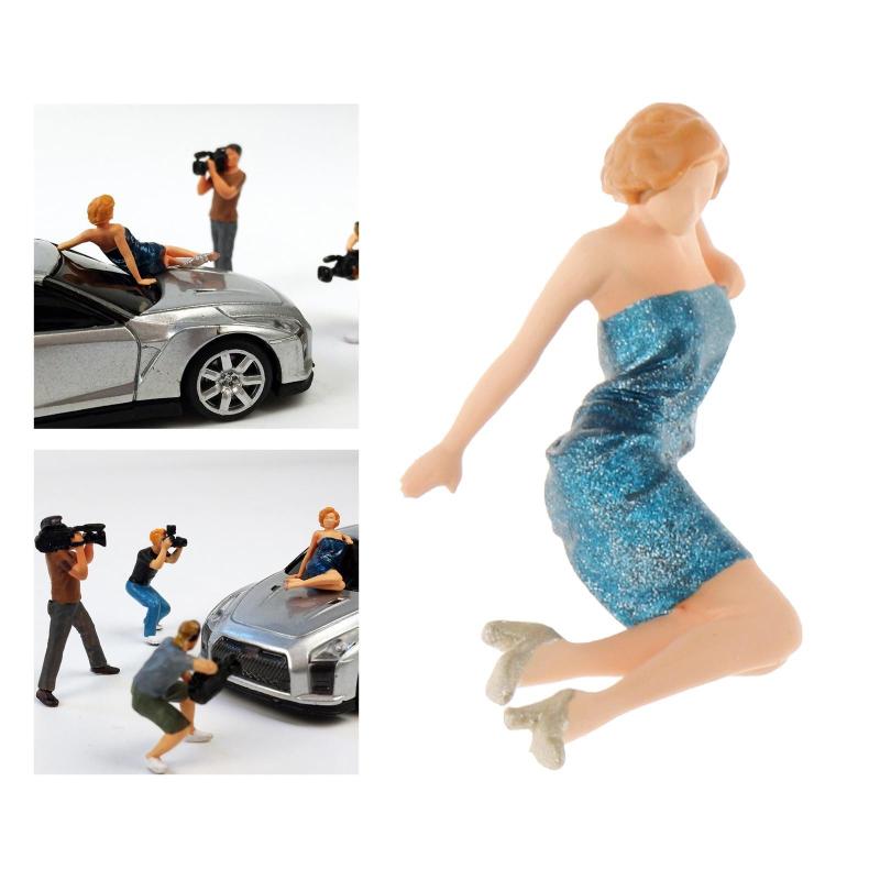 楽天市場】1/64フィギュア セレブ女性 : 模型人形植栽電飾の