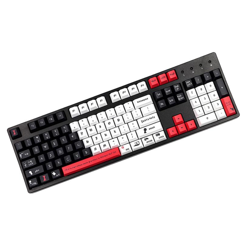 135 キーデスノートテーマ DYE-SUB PBT キーキャップ DIY セットほとんどの機械式画像