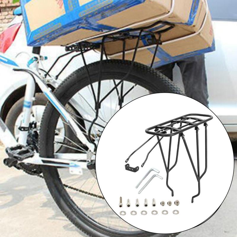 自転車リアラック 自転車カーゴラック 荷物ホルダー 取り付け簡単 パニエラック キャリアラック マウンテンバイク ロードバイク用