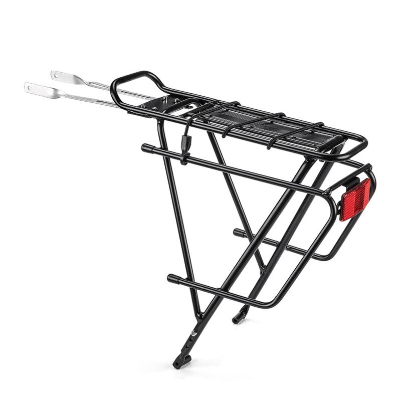 【7月限定 要エントリー 抽選で最大100%ポイントバック】ロープ付き自転車荷物ラック.黒.乗馬用品.自転車キャリア|Dovewill