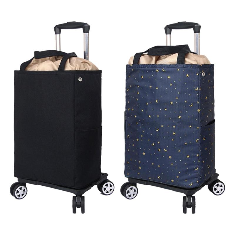 ショッピングカート ランドリー 荷物 食料品 トロリーバッグ 旅行 家庭用 ストリート用