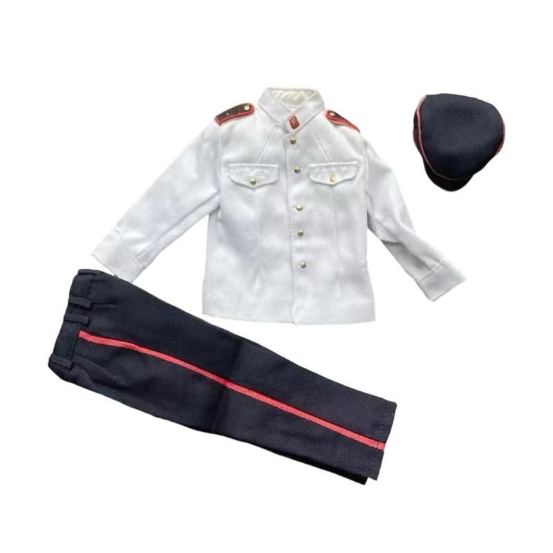 1/6 アクションフィギュア 服 ジャケット パンツ 帽子 モデル ユニフォーム セット 男 人形 衣装 ドール コスチューム 12インチ 男 アクションフィギュア 人形用