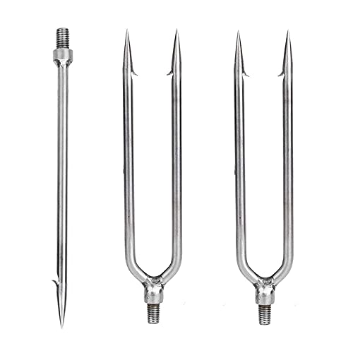 楽天市場】銛 7又 ステンレス鋼釣り槍 銛先 長さ16cm 魚突き フォーク