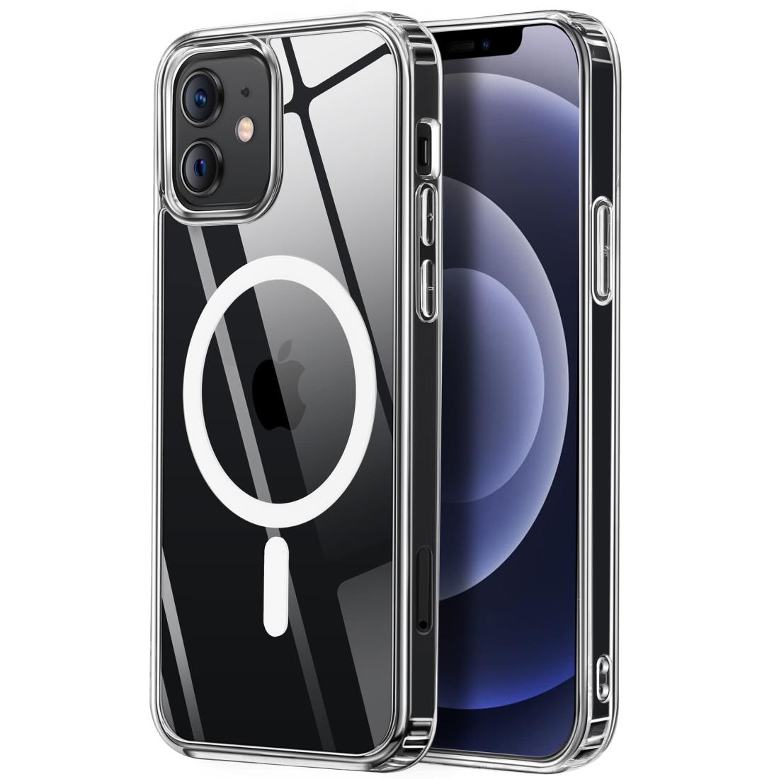 米軍規格?MagSafe対応】Gtsoho iPhone 12 Pro 用 / 12 ケース 半透明