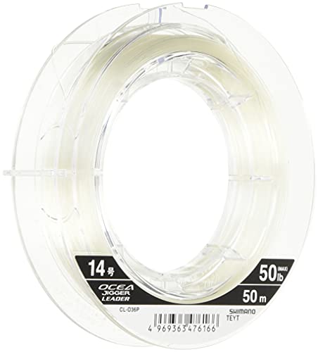 シマノ(SHIMANO) ショックリーダー オシア ジガー マスター フロロカーボン 50m 14号 50lb ピュアクリア CL-O36P 釣り糸