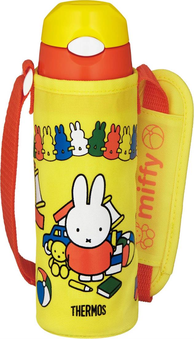 サーモス 水筒 真空断熱ストローボトル 400ml ミッフィ イエローオレンジ 保冷専用 FHL-402FB Y-OR