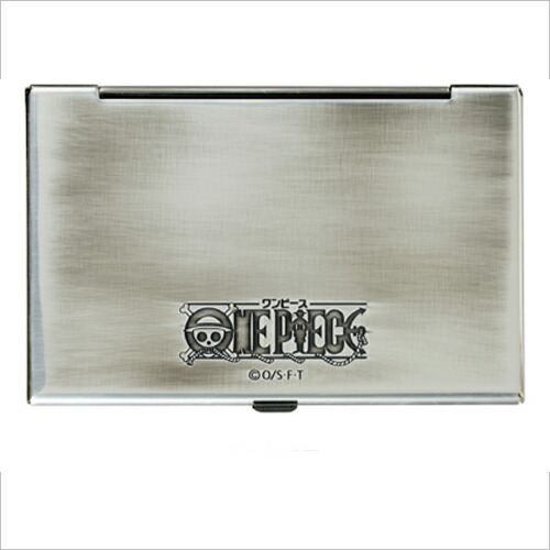 誕生日 財布 ケース プレゼントに ｔｓｐ ｐｌｕｓ ワンピース アニメ カードケース 名刺ケース ｔｓｐ ｏｎｅｐｉｅｃｅ 電伝虫 メタルカードケース シルバー ドンキホーテ ドフラミンゴ