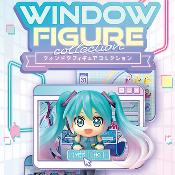 楽天市場】【送料無料!】 リーメント 初音ミクシリーズ WINDOW FIGURE