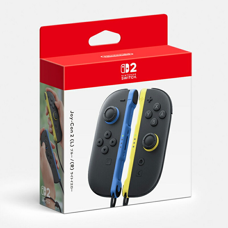 【新品】【Switch2本体】Nintendo Switch2 Joy-Con2(L)ブルー/(R)ライトイエロー(JAN4902370554205/BEE-A-JACAC(JPN))|TSP+Plus