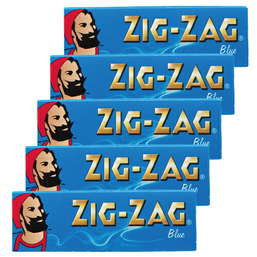 ジグザグ zigzag 手巻き タバコ ペーパー　ブルー　50個セット 送料込み 楽天市場】【10個セット】手巻きタバコ ペーパー ZIGZAG