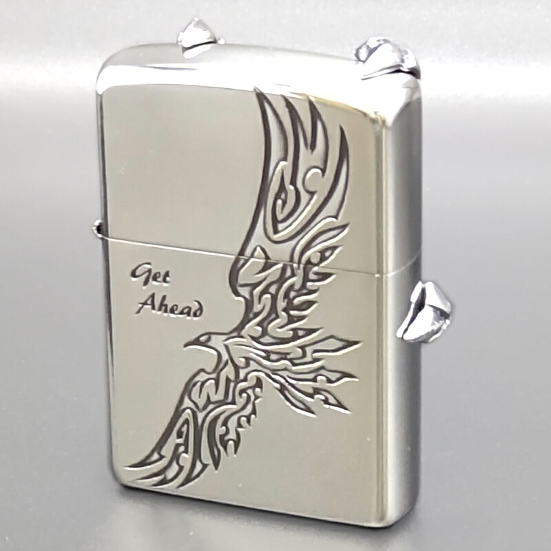 ZIPPO[ジッポー]　ゲット ア ヘッドシリーズ　No.2シルバー／2006年製　[送料無料]