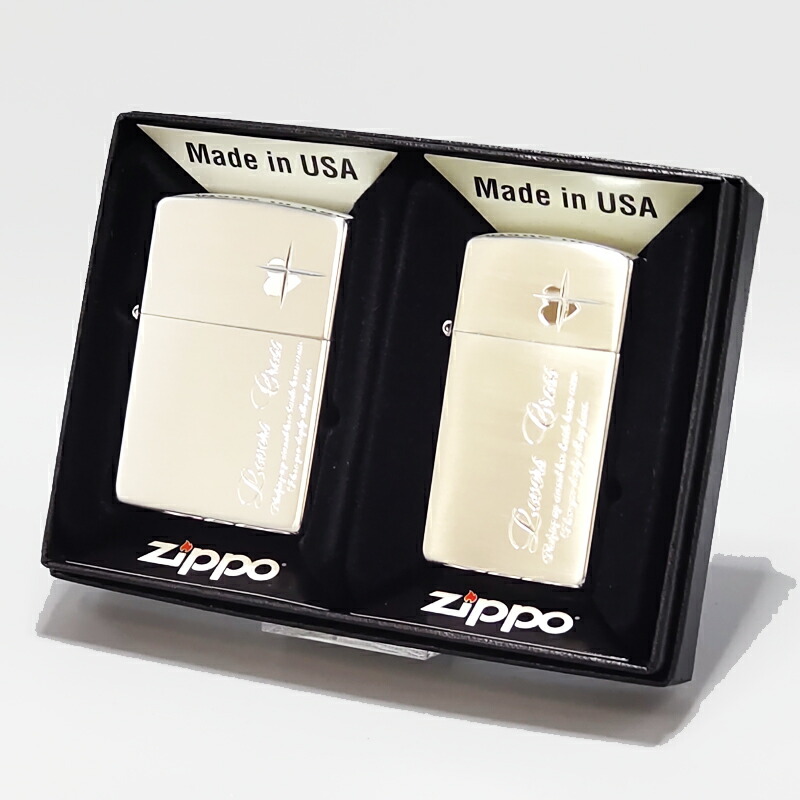 ZIPPO[ジッポー]　ラバーズクロスペア　／　2016年製　[送料無料]