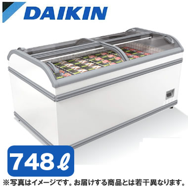 ●LTFHG175B＜br /＞ダイキン 冷凍プラグインショーケース MANHATTAN スライド扉 両面タイプ 748リットル