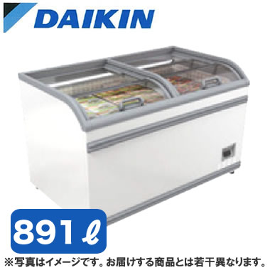 ●LTFSG210B＜br /＞ダイキン 冷凍プラグインショーケース SINGAPORE プッシュバック扉 片面タイプ 891リットル