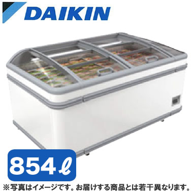 ●LTFSGC18B＜br /＞ダイキン 冷凍プラグインショーケース SINGAPORE プッシュバック扉 エンドケース 854リットル