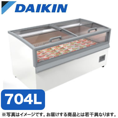 ●LTFTG175B＜br /＞ダイキン 冷凍プラグインショーケース MONTREAL SLIM プッシュバック扉 片面タイプ 704リットル