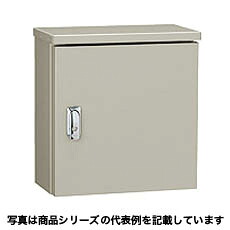 日東工業 屋外用小型ボックス＜br /＞屋根付 寸法：ヨコ300mm タテ400mm フカサ200mm＜br /＞木製基板付 クリーム塗装＜br /＞OAB20-34C