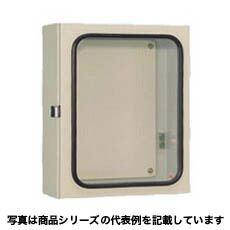日東工業 ウインドウキャビネット（水切構造、防塵・防水パッキン付）外形寸法：ヨコ600mm タテ800mm フカサ200mm鉄製基板付 ライトベージュ塗装W20-68A｜照明ライト専門タカラshopあかり館