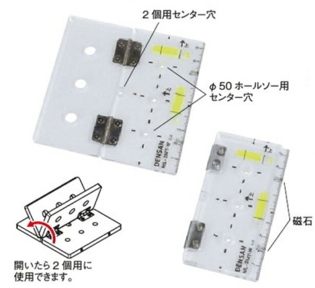 楽天市場】ML-2M水平器・レベル スイッチボックスケガキレベル スタンダードタイプ(厚み約13mm)垂直 水平 磁石付ジェフコム 電設作業工具 DENSAN  デンサン : 照明ライト専門タカラshopあかり館