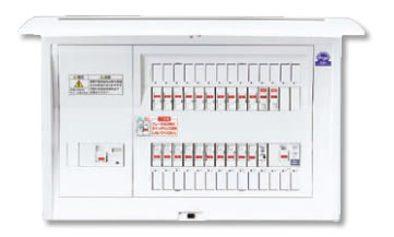 BQE810222C2Z＜br /＞コスモパネル あんしん機能付 リミッタースペースなし＜br /＞地震あんしんばん（オール電化対応・太陽光発電システム対応）＜br /＞ドア付 プラスチック製 露出・半埋込両用形＜br /＞回路数：22+2 主幹容量：100A＜br /＞Panasonic 住宅分電盤