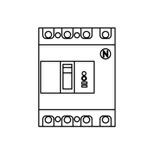 BKS4609W＜br /＞Panasonic 電設資材 極数4Pシリーズ 漏電ブレーカKS型 盤用＜br /＞フレーム：100AF 型名：KS-100W 極数素子数4P3E 定格電流60A 感度電流100/200/500mA切替