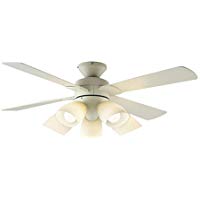 AM43211L＜br /＞Unit Fan 薄型インテリアファン LED灯具一体型タイプ リモコン付 5灯 8畳用＜br /＞ランプ交換可能型 電気工事不要 非調光 電球色＜br /＞コイズミ照明 照明器具 インテリア照明 【～8畳】