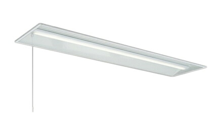 ●MY-B470335S/N VCTZ＜br /＞LEDライトユニット形ベースライト Myシリーズ＜br /＞40形 FHF32形×2灯高出力相当 6900lm 電磁波低減用 連続調光 段調光機能付＜br /＞埋込形 下面開放タイプ プルスイッチ付 300幅 昼白色＜br /＞三菱電機 施設照明
