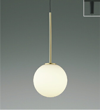AP57345＜br /＞LEDペンダントライト Minimal Rustic White×Gold＜br /＞白熱球60W相当 プラグタイプ 電気工事不要 非調光 温白色＜br /＞コイズミ照明 照明器具 天井照明 吊下げ