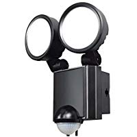 ESL-SS802AC＜br /＞防雨形 屋外用薄型LEDセンサーライト2灯 コンセント式＜br /＞ELPA朝日電器セキュリティ用品