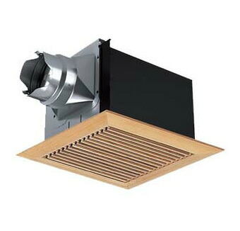 XFY-24BG7V/15＜br /＞パナソニック Panasonic 天井埋込形換気扇＜br /＞ルーバー組合せ品番(木製(杉) 横格子) 特大風量形 3段速調付＜br /＞トイレ・洗面所、居室・廊下・ホール・事務所・店舗用＜br /＞低騒音形 200立方m/hタイプ
