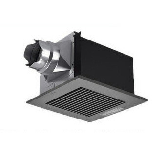 XFY-24BQ7/85＜br /＞パナソニック Panasonic 天井埋込形換気扇＜br /＞ルーバー組合せ品番(樹脂製 横格子 シティブラック) 自動運転形(煙センサー)＜br /＞居室・廊下・ホール・事務所・店舗用＜br /＞低騒音形 140立方m/hタイプ